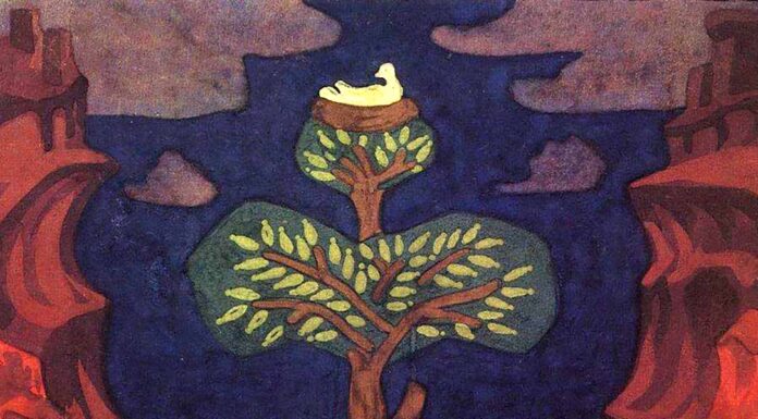 “Il nido” di Adolfo Albertazzi Good nest (Good tree, consolation for eyes), di Nicholas Roerich