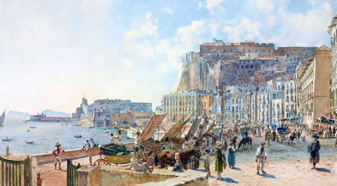 “L’incomprensibile” di Cordelia View of Naples, Rudolf Von Alt