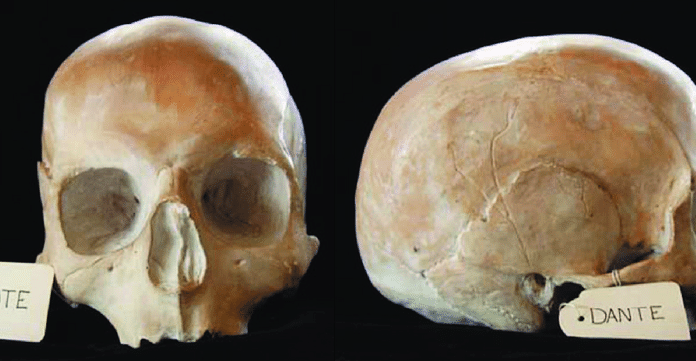 Dante e gli studi antropologici sui reperti: magrezza, artrite e capacità della calotta cranica