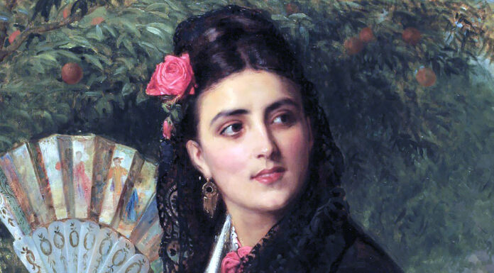 “Fantasiosa” di Anna Vertua Gentile A Spanish Beauty. John Bagnold Burgess