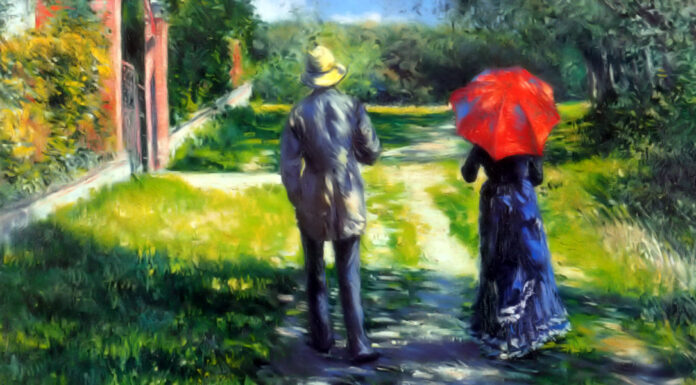 “Novelle e poesie” di Daniele Oberto Marrama Rising Road di Gustave Caillebotte