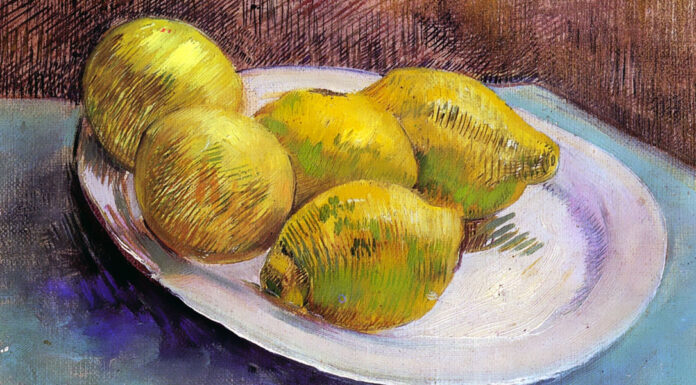 “Lumìe di Sicilia” di Luigi Pirandello Still Life with Lemons on a Plate, Vincent van Gogh (1887)