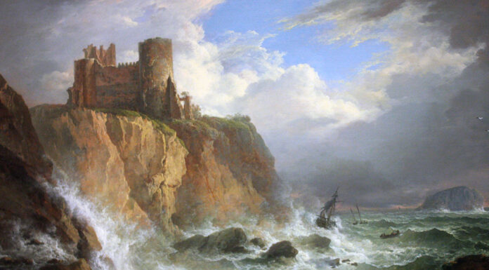 “Adelassia ed Allerame” di Pietro Giuria View of Tantallon Castle and the Bass Rock by Alexander Nasmyth