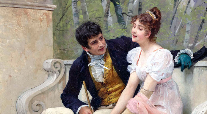 “Il fidanzato” di Daniele Oberto Marrama Galante Szene im Park. Franz Xaver Simm