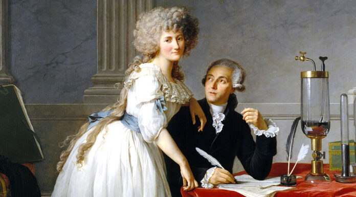 “Lavoisier” di Aldo Mieli Portrait of Antoine-Laurent Lavoisier and his wife, Jacques-Louis David