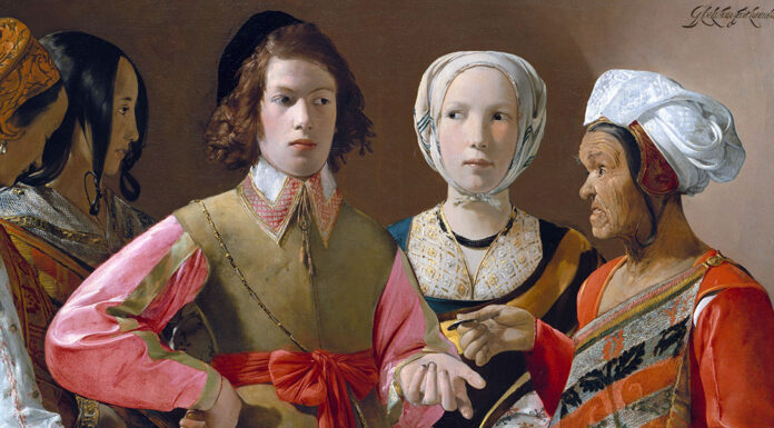 “Lettere di molte valorose donne” di Ortensio Lando The Fortune-Teller, Georges de la Tour