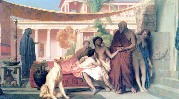 “L’amore omosessuale” di Aldo Mieli Socrates seeking Alcibiades in the House of Aspasia, Jean-Leon Gerome