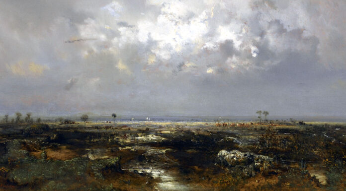 “Scritti sull’aria infiammabile sull’eudiometro e sopra i fuochi di Pietramala e Velleia” di Alessandro Volta A Swamp in the Landes. Théodore Rousseau