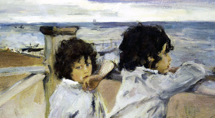 “I più cari bambini del mondo” della Marchesa Colombi Children. Sasha and Yura Serov, Valentin Serov (1899)