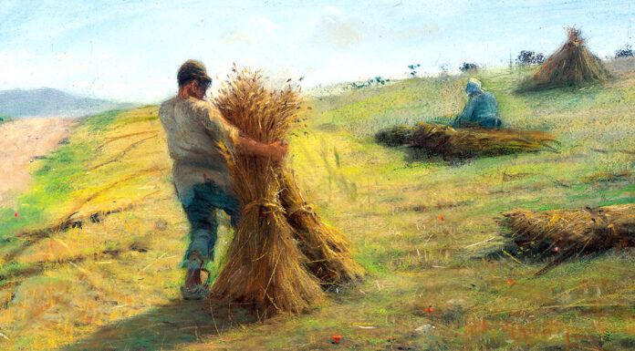 Nuovo ePub. “Paesi tuoi” di Cesare Pavese “Grain Harvest (1912)” di Federico Rossano