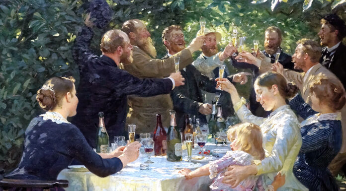 “Il dio nero” di Clarice Tartufari “Hip, hip, hurra! Kunstnerfest på Skagen” di Peder Severin Krøyer