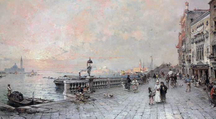 “Il quaderno della zia” di Enrico Castelnuovo Riva dei Sette Martiri. Franz Richard Unterberger