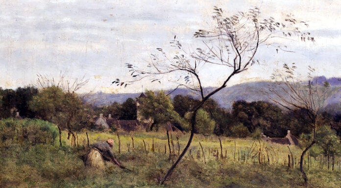 “Poesie e liriche” di Biagio Zagarrio Landscape with Peasant Girl, Camille Corot (1861)