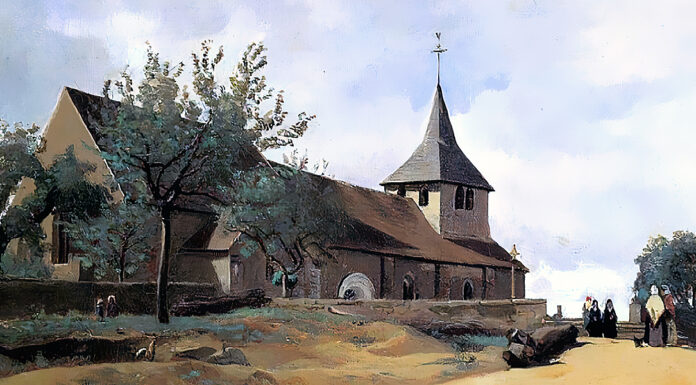 “La visita pastorale” di Giuseppe Lipparini The Church at Lormes, Camille Corot