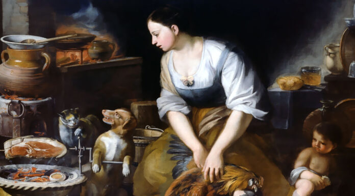 “Manuale di cognizioni utili e dilettevoli” di Emanuele Rossi “La cocinera” di Bartolomé Esteban Murillo