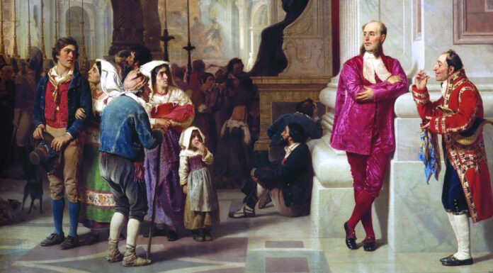 “La moglie nera” di Edoardo Arbib At the reception of the Pope, Fyodor Bronnikov (1868)