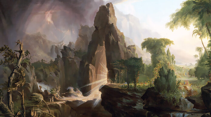 Duparc. “La vie antérieure” Expulsion from the Garden of Eden. Thomas Cole