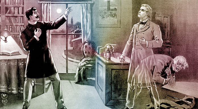 “Il dottor Jekyll” di Robert Louis Stevenson Dr Jekyll and Mr Hyde. Poster. This file is licensed under the Creative Commons Attribution-Share Alike 3.0 Unported license.