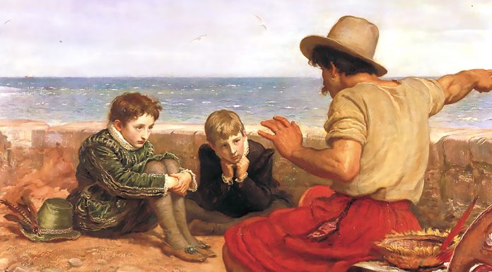 “Storie del buon Dio” di Rainer Maria Rilke The Boyhood of Raleigh, John Everett Millais