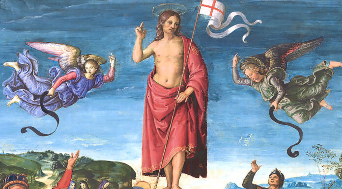 Inno “Salve festa dies” Resurrezione (1501). Raffaello Sanzio