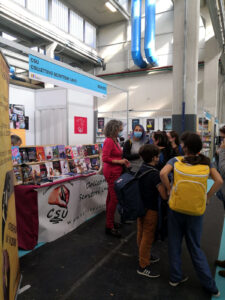 Lo stand del Collettivo Scrittori Uniti al Salone Internazionale del LIbro di Torino