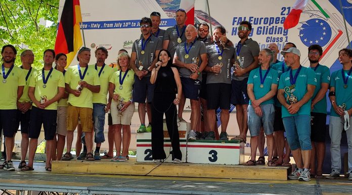 Volo in deltaplano: Italia e Alessandro Ploner campioni d’Europa campionato europeo deltaplano podio squadre