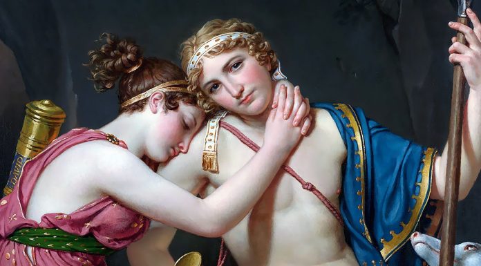 “Oriani patriarcale” di Eugenio Giovannetti The Farewell of Telemachus and Eucharis, Jacques-Louis David