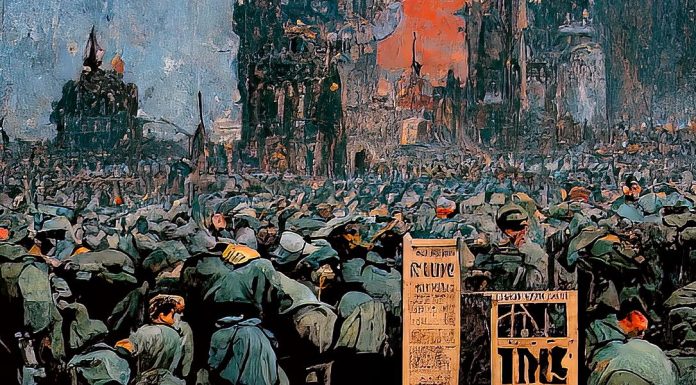 “I nuovi tempi” di Kurt Eisner I nuovi tempi. Immagine creata da Midjourney su richiesta di Gabriella Dodero