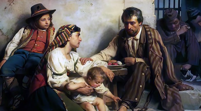 “Riflessioni politiche intorno all’efficacia e necessità delle pene” di Tommaso Natale Appointment of a prisoner with his family. Vasily Petrovich Vereshchagin