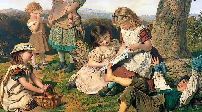 “Le gaie farandole” di Antonio Beltramelli The Children’s Story Book, Sophie Gengembre Anderson
