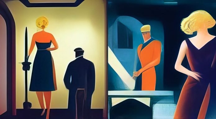 “Si salvi chi può” di Peter Cheyney L’immagine è stata generata da Midjourney nel novembre 2022