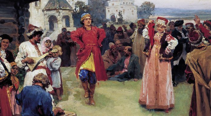 “Russia, poema sinfonico” di Milij Alekseevič Balakirev Klavdy Lebedev: Ballo. 1900