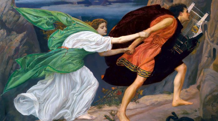 “Liriche” di Rainer Maria Rilke Orpheus and Eurydice, Edward Poynter (1862)
