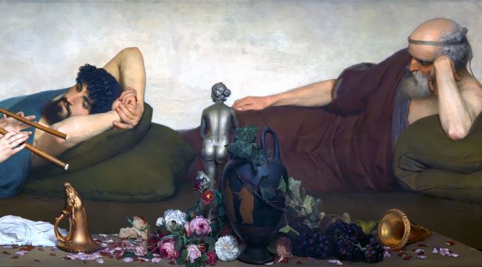 “Eupalino o dell’architettura” di Paul Valéry “The Siesta, or Pompeian Scene”. Lawrence Alma-Tadema