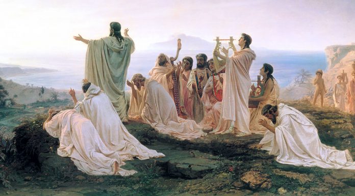 “Lettera su Eupalino” di Rafaele Contu “Pythagoreans celebrate sunrise”. Fyodor Bronnikov