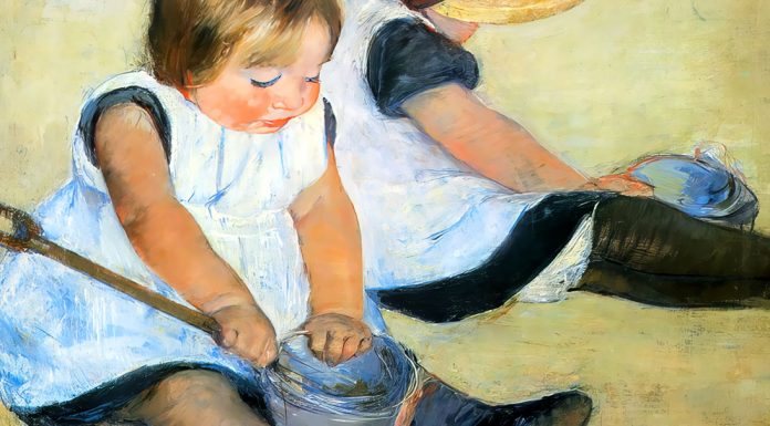 “Il segreto dell’infanzia” di Maria Montessori Children Playing On The Beach, Mary Cassatt (1884)