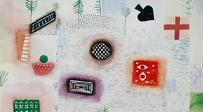 “Vedute matematiche su fenomeni e leggi naturali” di Gino Fano Place signs, Paul Klee (1926)