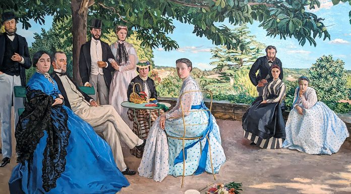 “I Drusba” di Luciano Zuccoli Family Reunion, Frederic Bazille (1867)
