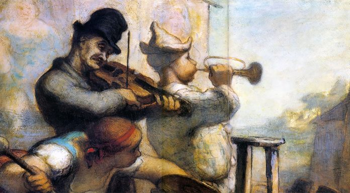 “Essi pensano ad altro” di Silvio D’Arzo Parade Acrobats, Honore Daumier