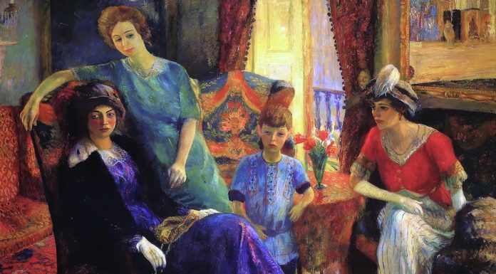 “La vita ironica” di Luciano Zuccoli Family Group, William James Glackens (1911)