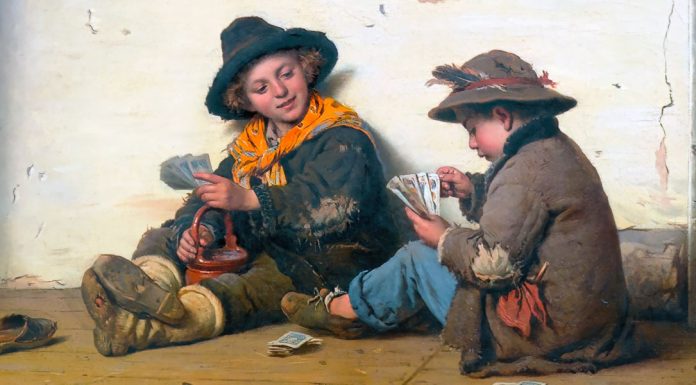 Nuovo audiolibro. “Storie allegre” di Carlo Collodi. Lettura di Rossella Rossi “Bambini che giocano a carte”. Antonio Ermolao Paoletti