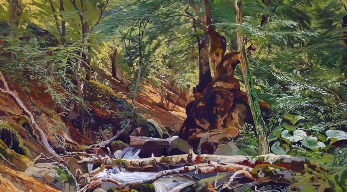 “I racconti di Cutigliano” di Giuseppe Lipparini Forest Landscape, Ivan Shishki (1879)