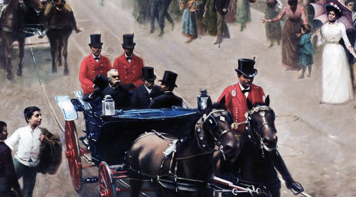 “Storia d’Italia dal 1871 al 1915” di Benedetto Croce Umberto I in carrozza a Monza. Luigi Sorio (1891)