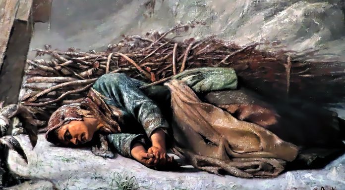 “La camminante” di Giustino Ferri The Poor Woman, Alexandre Antigna