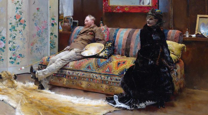 “Federico Lennois” di Francesco Mastriani Bouderie (Gustave Courtois in his Studio) di Pascal Dagnan-Bouveret