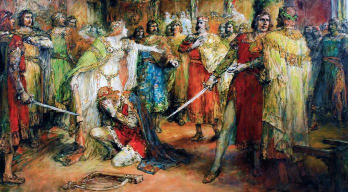 “Tannhäuser” di Richard Wagner “Tannhäuser und der Sängerkrieg auf der Wartburg”. Ferdinand Leeke