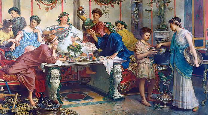 “Satire” di Petronio Roberto Bompiani, “Il Parassita”, 1875