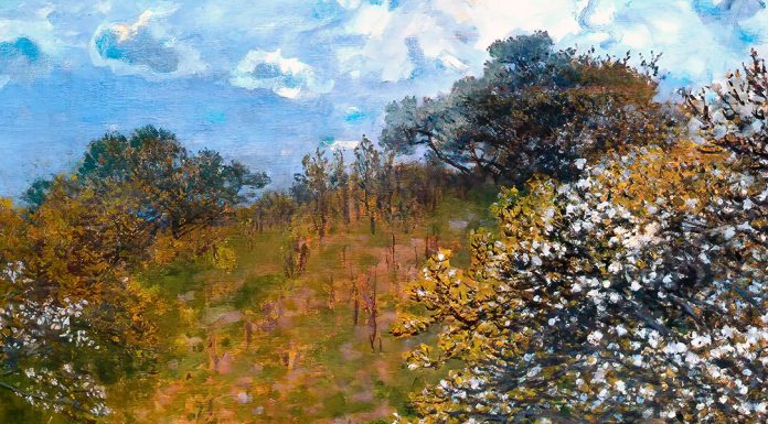 “Il piccolo Orfeo” di Angiolo Silvio Novaro Springtime, Claude Monet (1873)
