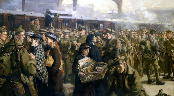 “Fatti e teorie” di Vilfredo Pareto The Return to the Front: Victoria Railway Station. Richard Jack (1866–1952)