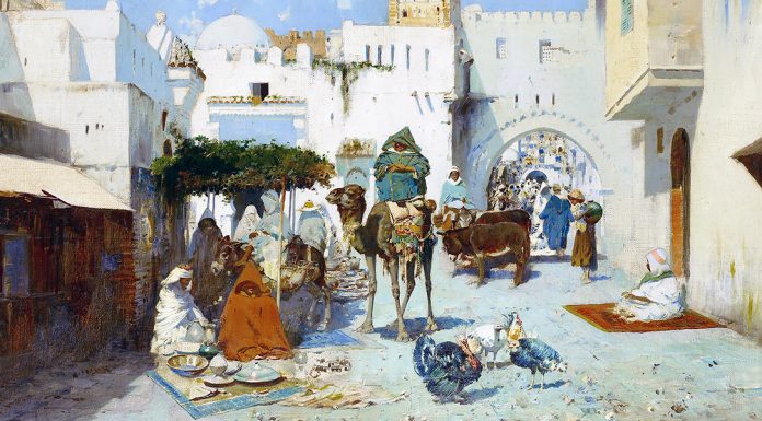 “Sotto la tenda” di Luigi Barzini José Navarro Llorens – Zoco Tánger, Morocco